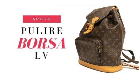 borsa louis vuitton tasca interna rovinata|HOW TO: PULIRE LA BORSA LOUIS VUITTON .